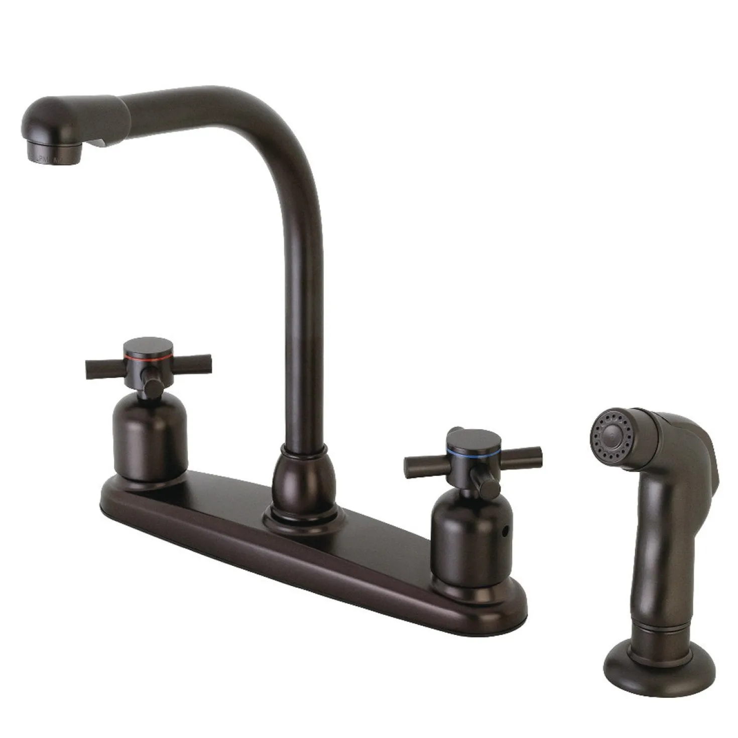Kingston Brass Concord Centerset 4-Hole Kitchen Faucet