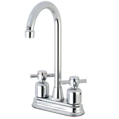 Kingston Brass Concord 4" Centerset High-Arch Spout Bar Faucet