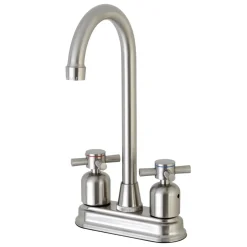 Kingston Brass Concord 4" Centerset High-Arch Spout Bar Faucet