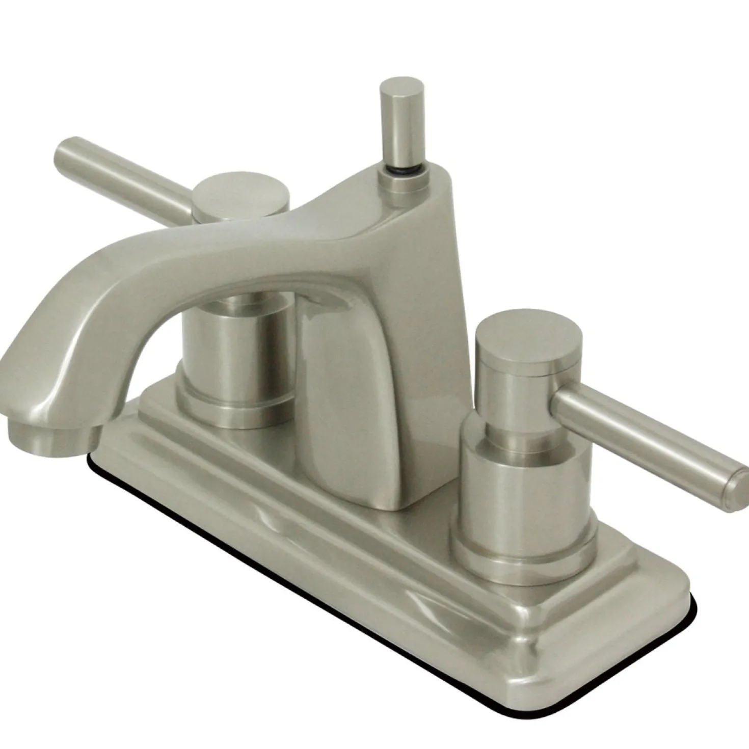 Kingston Brass Concord 4" Centerset Lavatory Faucet with Two Handle and Brass Pop-up