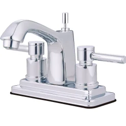 Kingston Brass Concord 4" Centerset Lavatory Faucet with Brass Pop-up and Two Handle