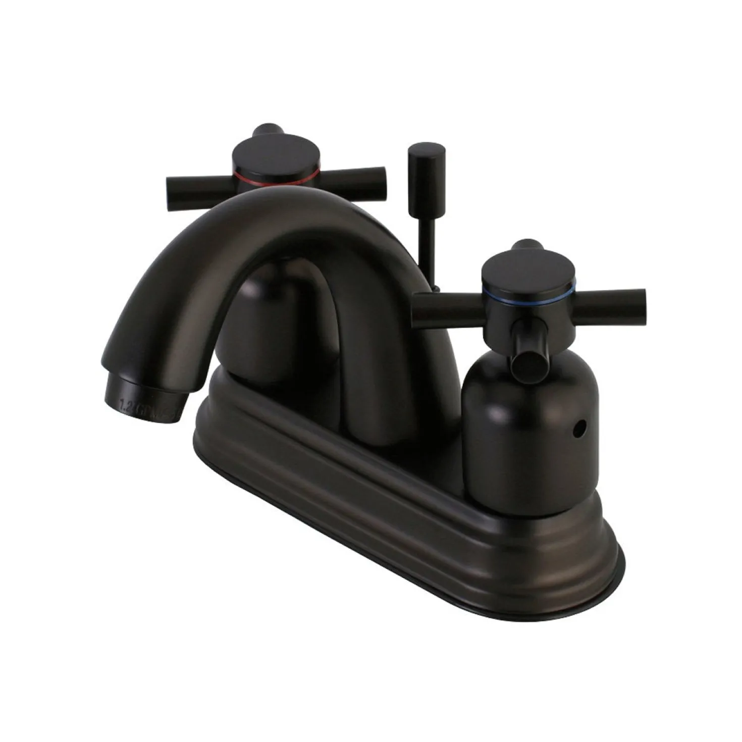 Kingston Brass Concord 4" Centerset Cross-Handle Bathroom Faucet