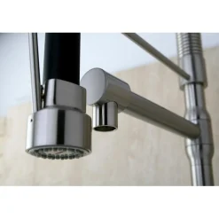Kingston Brass Concord Cusinxel Single Handle Pull-Down Kitchen Faucet
