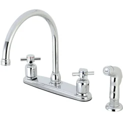 Kingston Brass Concord Deck Mount Centerset Kitchen Faucet