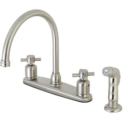 Kingston Brass Concord Deck Mount Centerset Kitchen Faucet