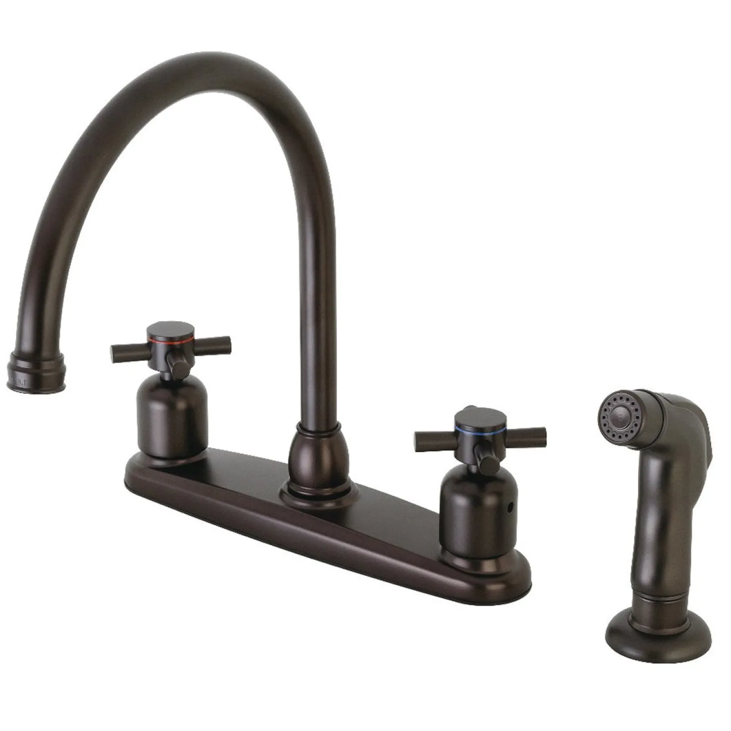 Kingston Brass Concord Deck Mount Centerset Kitchen Faucet