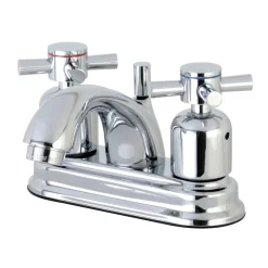 Kingston Brass Concord Deck Mount 4-Inch Centerset Bathroom Faucet