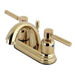 Kingston Brass Concord Deck Mount 4" Centerset Bathroom Faucet with Pop-Up Drain