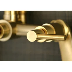 Kingston Brass Concord Deck Mount Wall Mount Tub Filler with Hand Shower