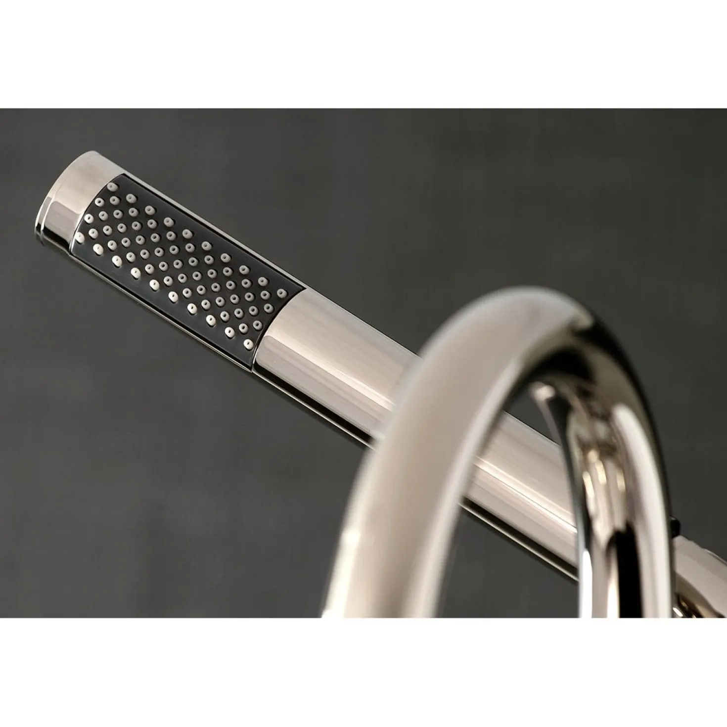 Kingston Brass Concord Deck Mount 2-Hole Tub Filler with Hand Shower