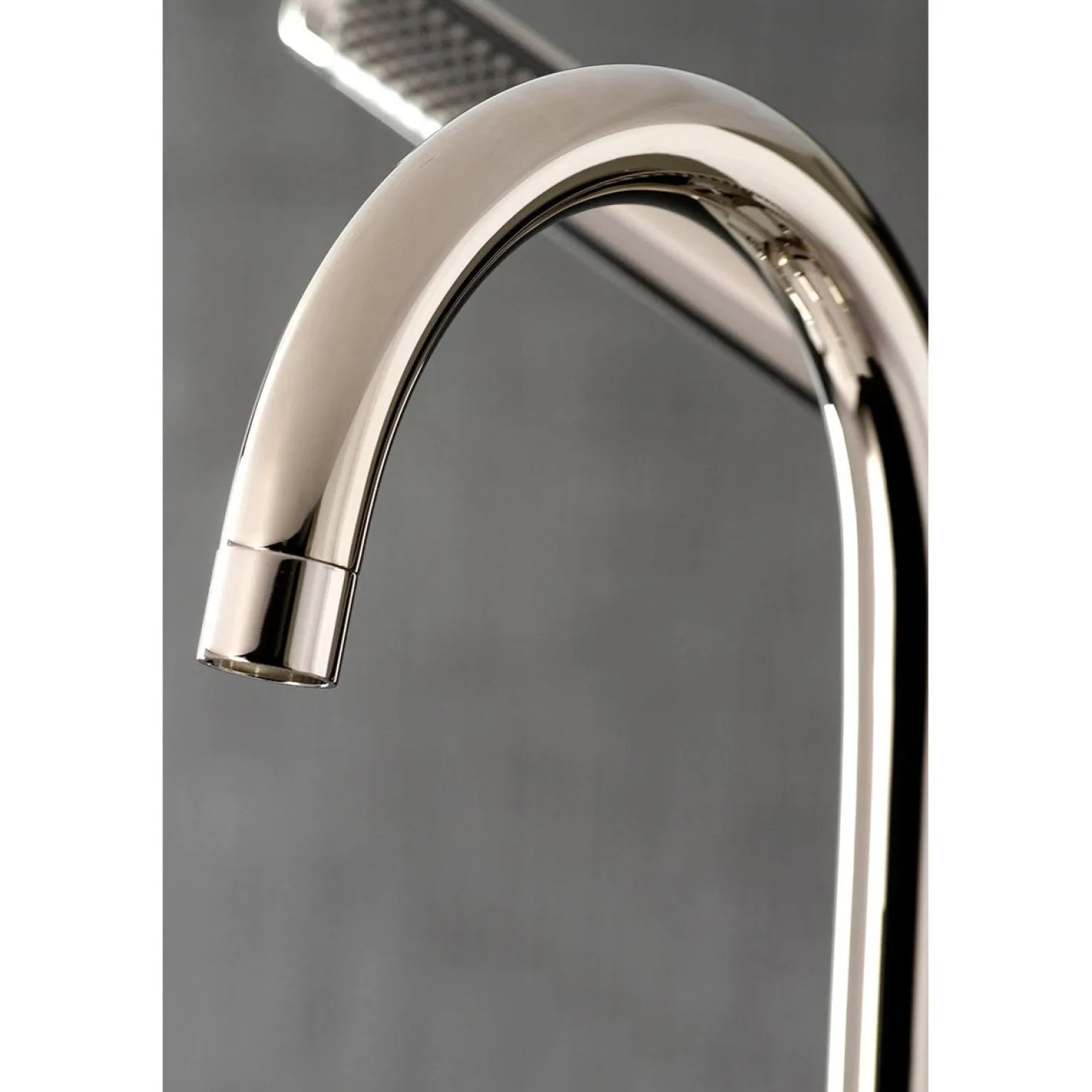 Kingston Brass Concord Deck Mount 2-Hole Tub Filler with Hand Shower