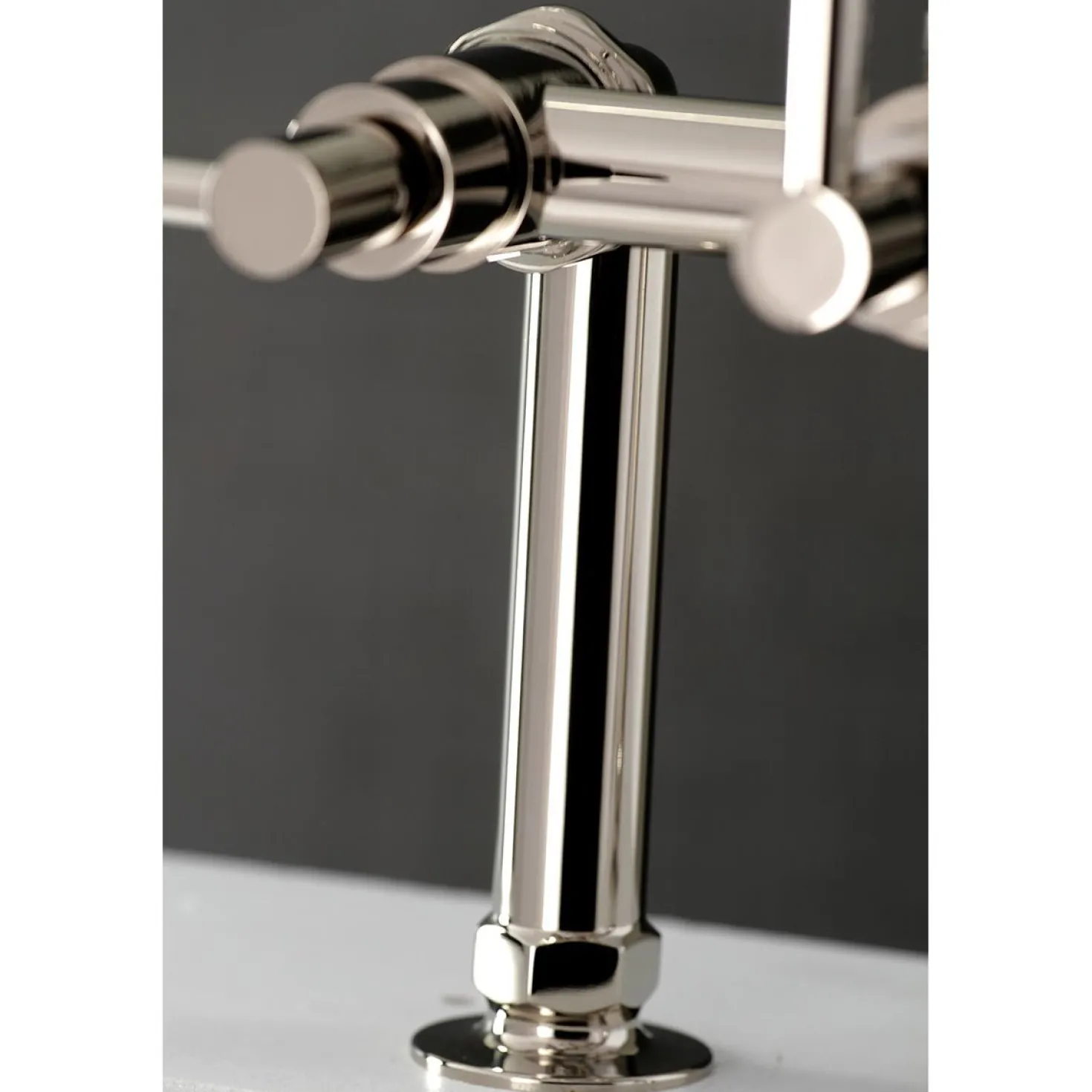 Kingston Brass Concord Deck Mount 2-Hole Tub Filler with Hand Shower