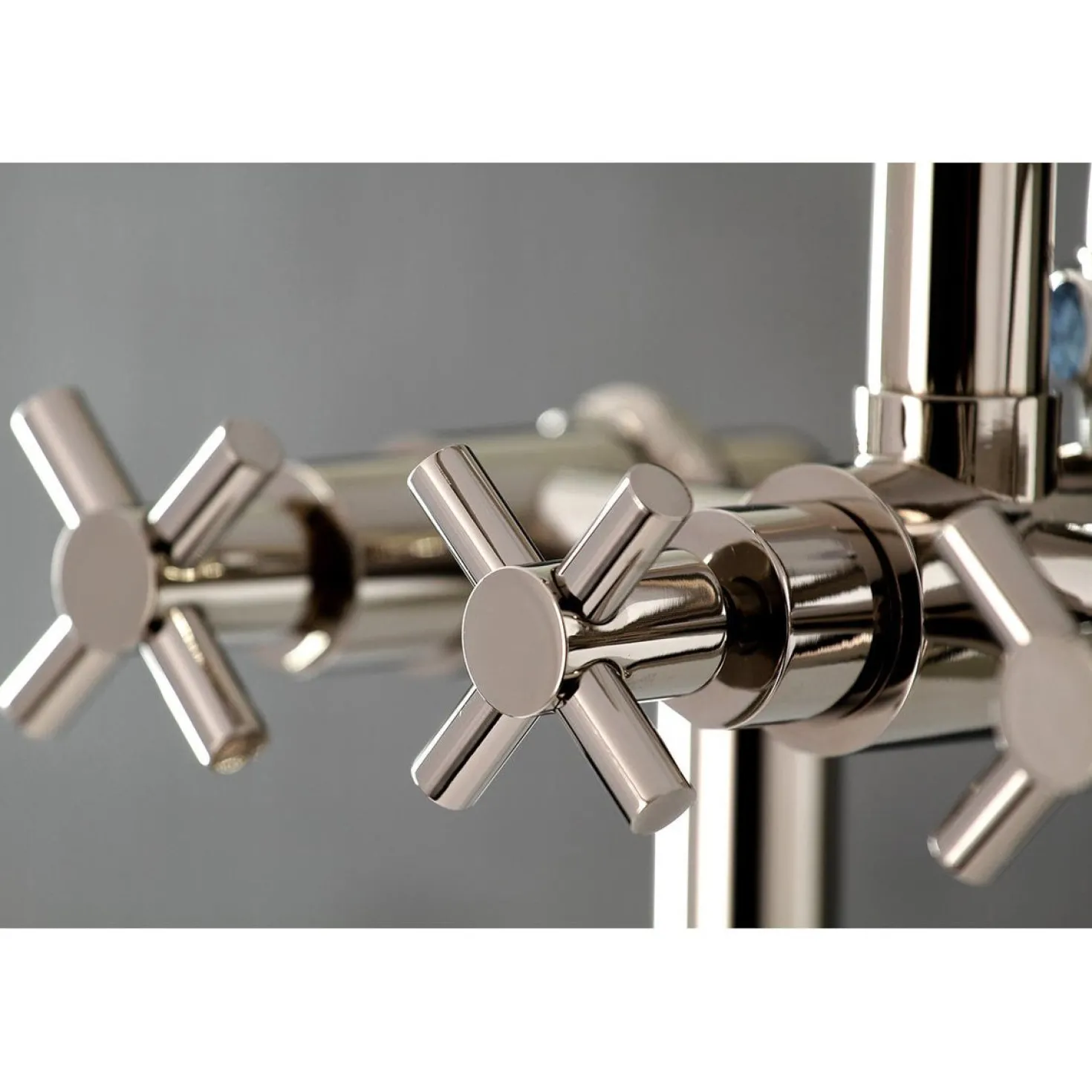Kingston Brass Concord Deck Mount 2-Hole Tub Filler with Hand Shower