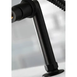 Kingston Brass Concord Deck Mount Tub Filler with Hand Shower