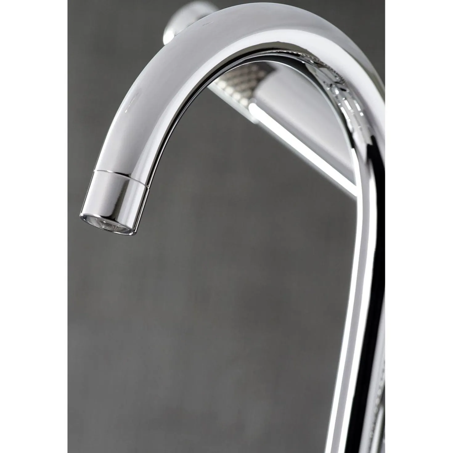 Kingston Brass Concord Deck Mount Tub Filler with Hand Shower