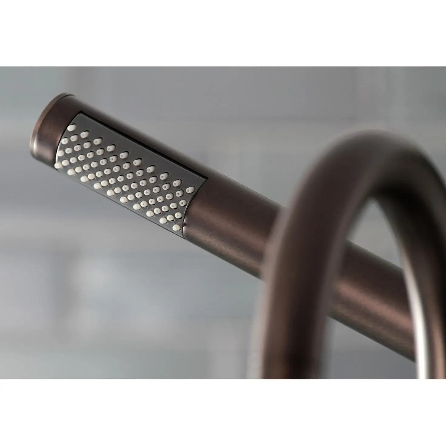 Kingston Brass Concord Deck Mount Tub Filler with Hand Shower