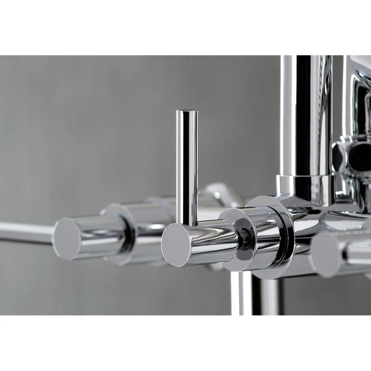 Kingston Brass Concord Deck Mount Tub Filler with Hand Shower