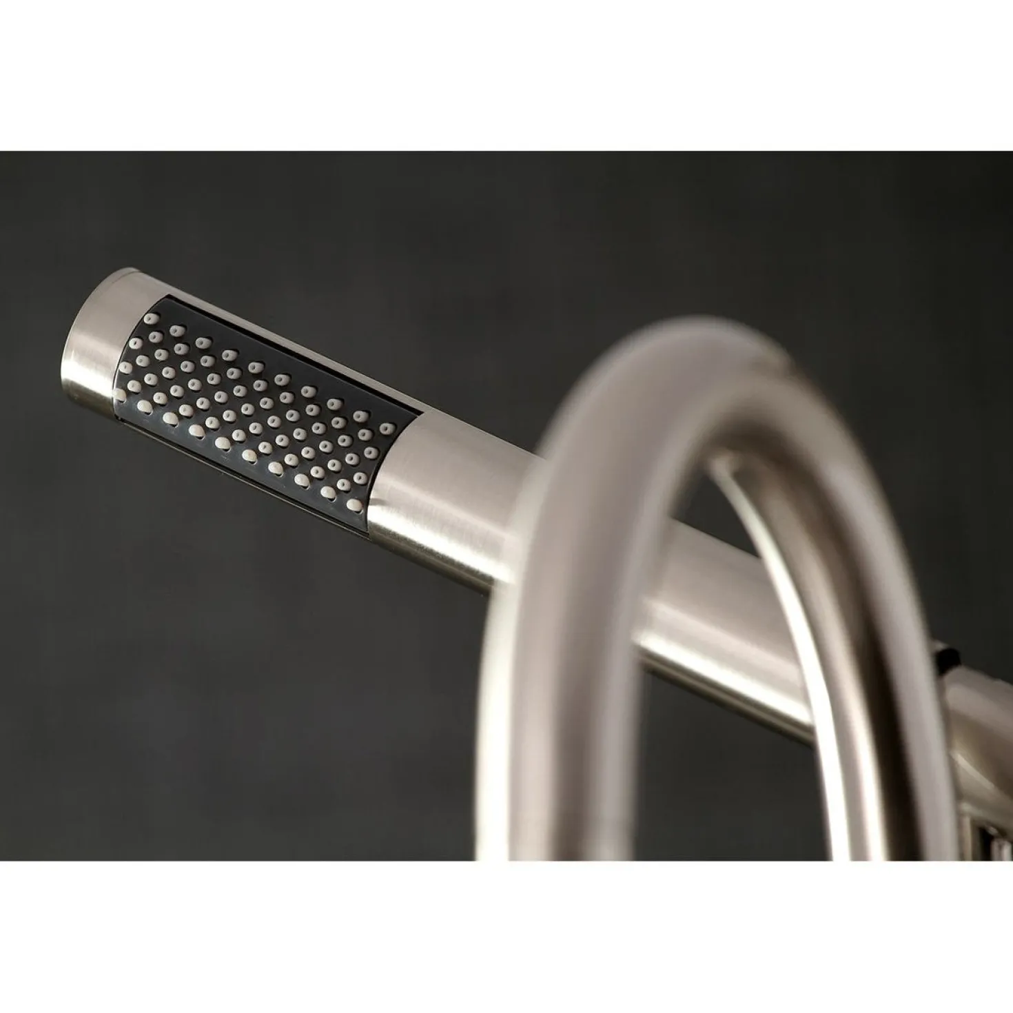 Kingston Brass Concord Deck Mount Tub Filler with Hand Shower