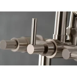 Kingston Brass Concord Deck Mount Tub Filler with Hand Shower