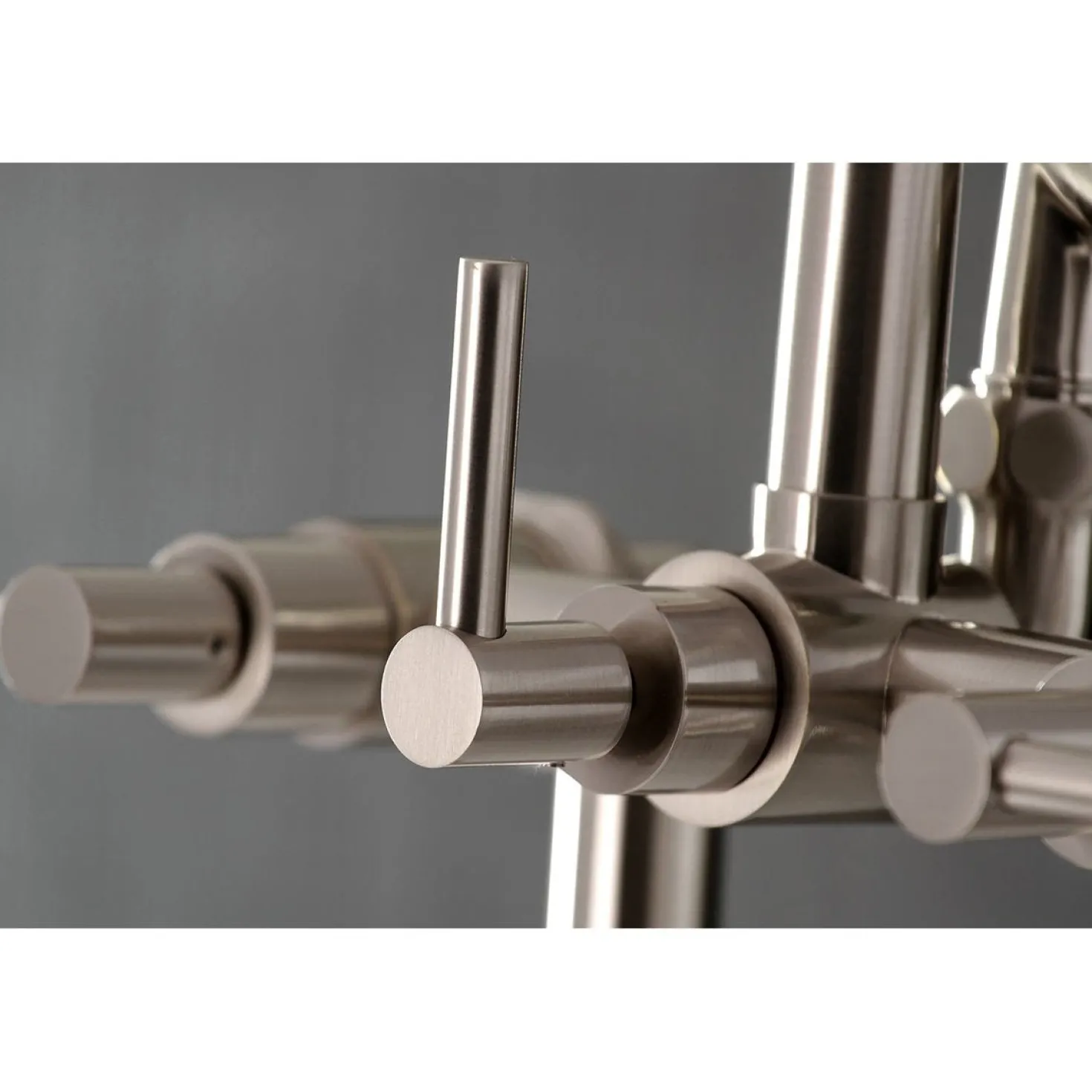 Kingston Brass Concord Deck Mount Tub Filler with Hand Shower