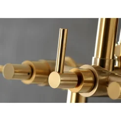 Kingston Brass Concord Deck Mount Tub Filler with Hand Shower
