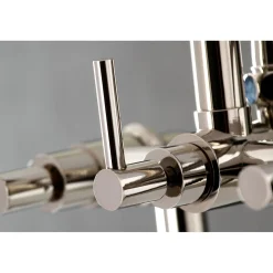 Kingston Brass Concord Deck Mount Tub Filler with Hand Shower