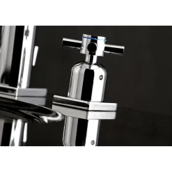 Kingston Brass Concord Fauceture Deck Mount 8-Inch Widespread Bathroom Faucet