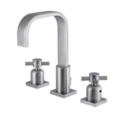 Kingston Brass Concord Fauceture Deck Mount 8-Inch Widespread Bathroom Faucet