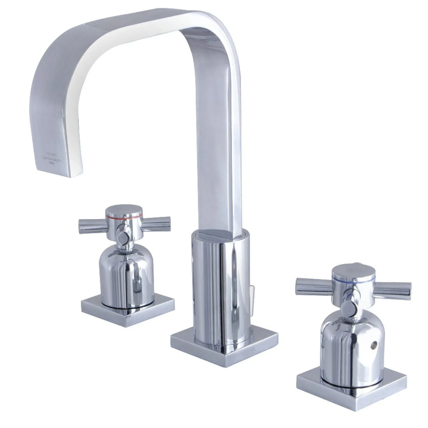 Kingston Brass Concord Fauceture Deck Mount 8-Inch Widespread Bathroom Faucet