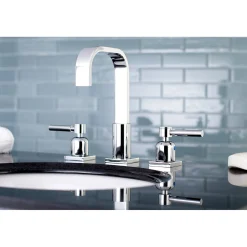 Kingston Brass Concord Fauceture 3-Hole 8-Inch Widespread Bathroom Faucet