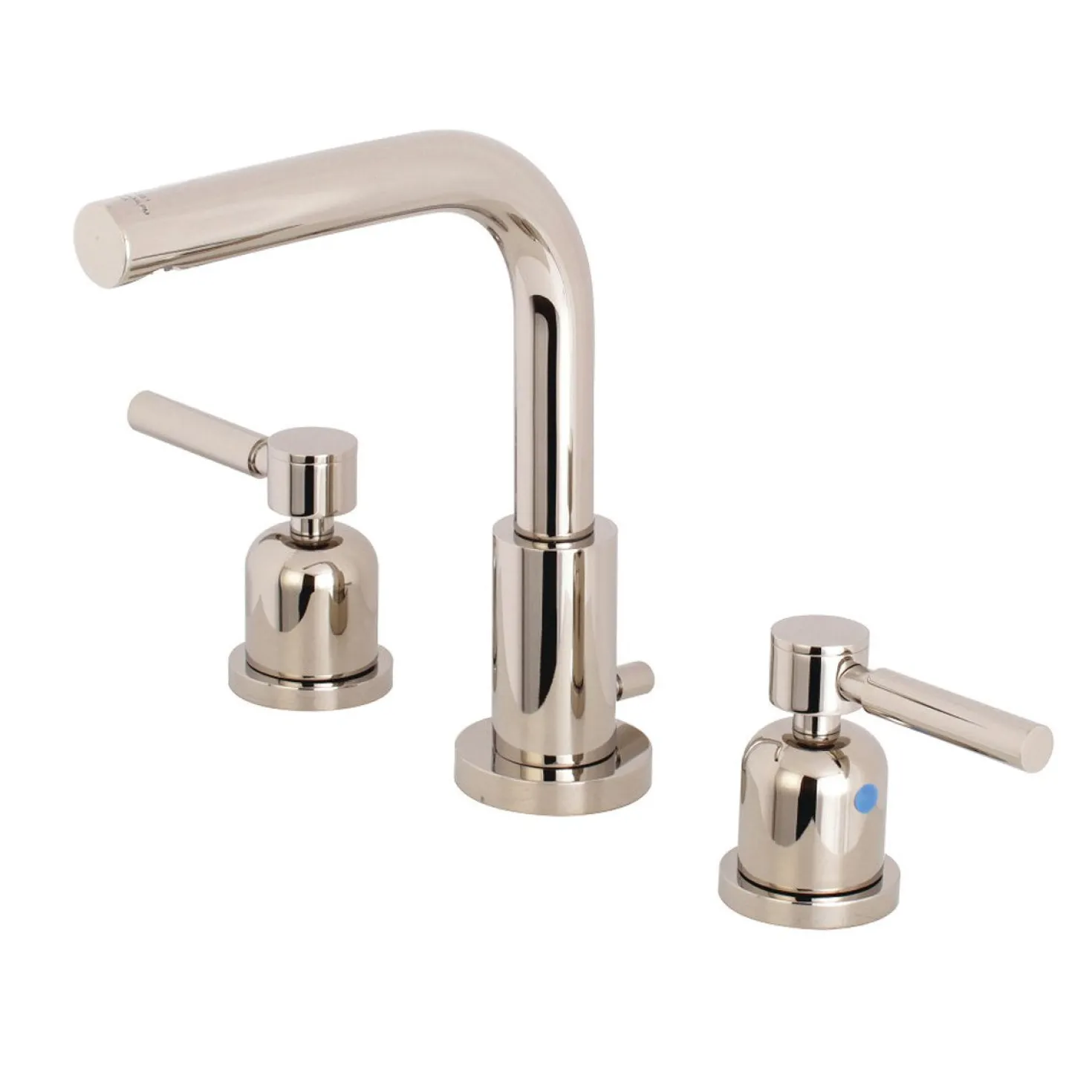 Kingston Brass Concord Fauceture 8-Inch Widespread Deck Mount Bathroom Faucet