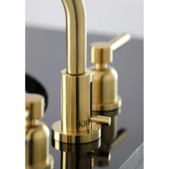 Kingston Brass Concord Fauceture 8-Inch Widespread Deck Mount Bathroom Faucet