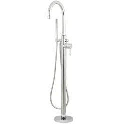 Kingston Brass Concord Floor Mount Tub Filler with Hand Shower