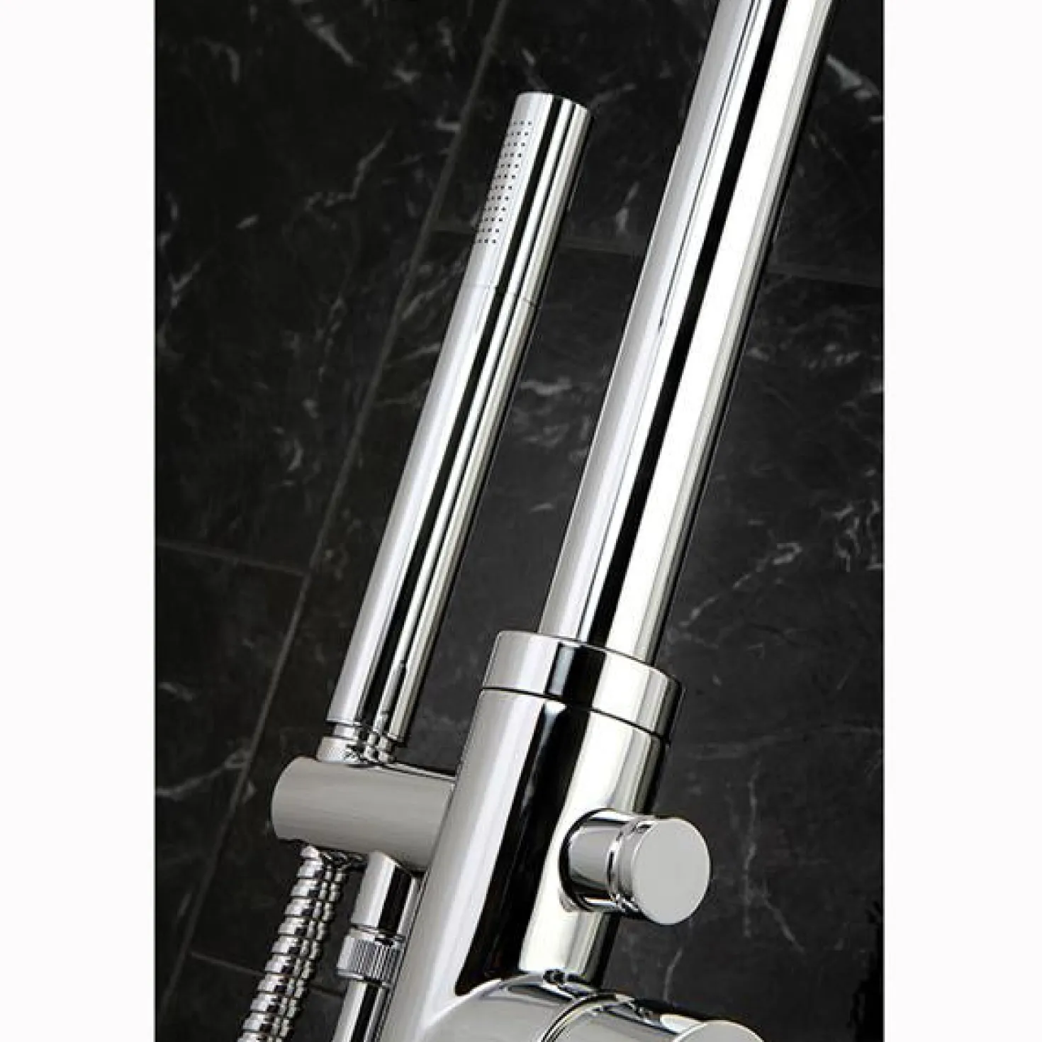 Kingston Brass Concord Floor Mount Tub Filler with Hand Shower