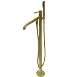 Kingston Brass Concord Floor Mount Tub Filler with Hand Shower
