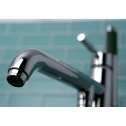 Kingston Brass Concord Floor Mount Tub Filler with Hand Shower