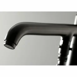 Kingston Brass Concord Floor Mount Tub Filler with Hand Shower