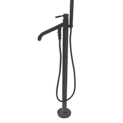 Kingston Brass Concord Floor Mount Tub Filler with Hand Shower