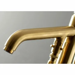Kingston Brass Concord Floor Mount Tub Filler with Hand Shower