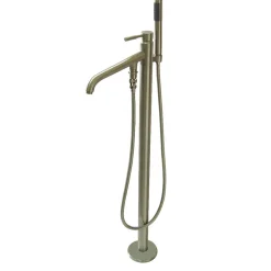 Kingston Brass Concord Floor Mount Tub Filler with Hand Shower