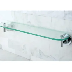 Kingston Brass Concord Glass Shelf in Polished Chrome