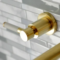 Kingston Brass Concord 2-Handle Wall Mount Bathroom Faucet