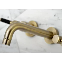 Kingston Brass Concord 2-Handle Wall Mount Bathroom Faucet
