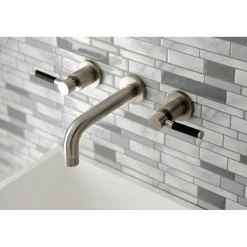 Kingston Brass Concord 2-Handle Wall Mount Bathroom Faucet