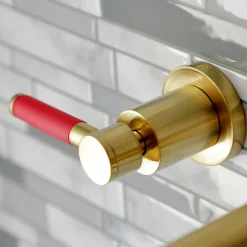 Kingston Brass Concord 2-Handle Wall Mount Bathroom Faucet