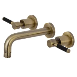 Kingston Brass Concord 2-Handle Wall Mount Bathroom Faucet