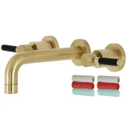 Kingston Brass Concord 2-Handle Wall Mount Bathroom Faucet