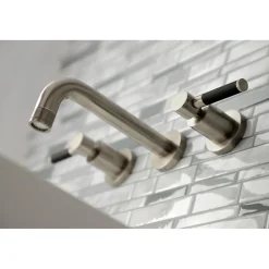 Kingston Brass Concord 2-Handle Wall Mount Bathroom Faucet