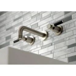 Kingston Brass Concord 2-Handle Wall Mount Bathroom Faucet