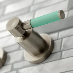 Kingston Brass Concord 2-Handle Wall Mount Bathroom Faucet